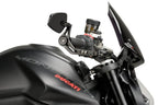 Puig Brake Lever Protector with Pro Mirror Benelli Leoncino 125 2022-24 - Motorcycle Performance Store