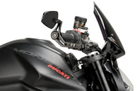 Puig Brake Lever Protector with Pro Mirror Benelli Leoncino 125 2022-24 - Motorcycle Performance Store