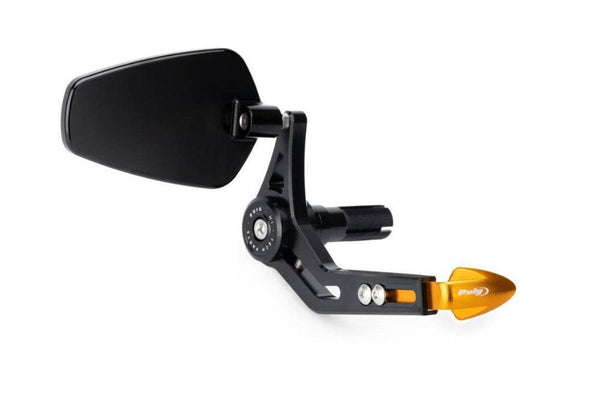 Puig Brake Lever Protector with Pro Mirror Kawasaki NINJA 125 2019-23 - Motorcycle Performance Store