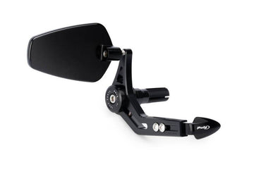 Puig Brake Lever Protector with Pro Mirror Kawasaki NINJA 125 2019-23 - Motorcycle Performance Store