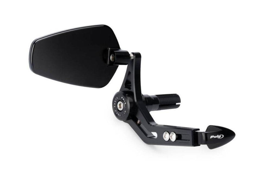 Puig Brake Lever Protector with Pro Mirror Kawasaki NINJA 125 2019-23 - Motorcycle Performance Store