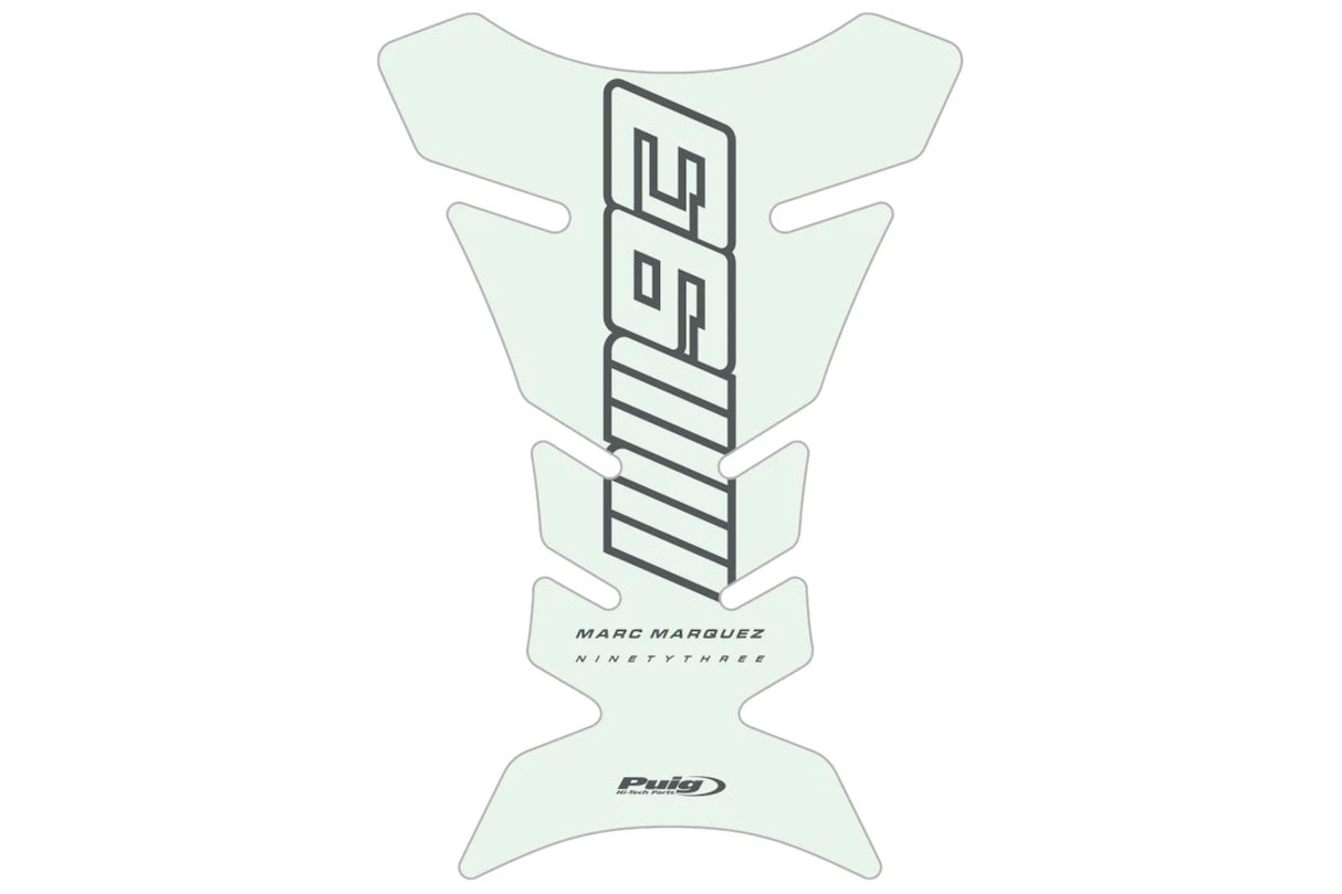 Puig Clear Tank Pad Marc Marquez MM93 - Tank Pads
