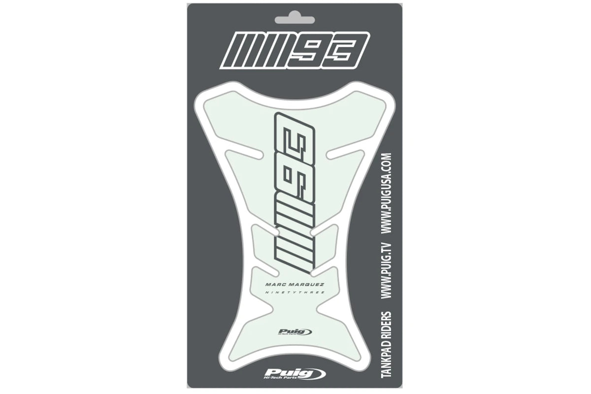 Puig Clear Tank Pad Marc Marquez MM93 - Tank Pads