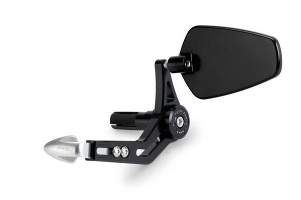 Puig Clutch Lever Protector with Pro Mirror Kawasaki ZX-4RR 2024 - Motorcycle Performance Store