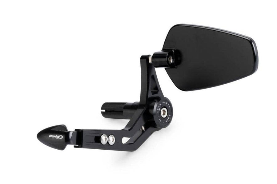 Puig Clutch Lever Protector with Pro Mirror Kawasaki ZX-4RR 2024 - Motorcycle Performance Store