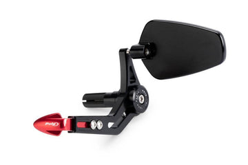 Puig Clutch Lever Protector with Pro Mirror Kawasaki ZX-4RR 2024 - Motorcycle Performance Store