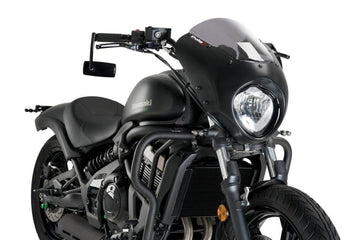 Puig Dark Knight Semi Fairing - Kawasaki VN650 Vulcan S 2015-25 - Motorcycle Performance Store