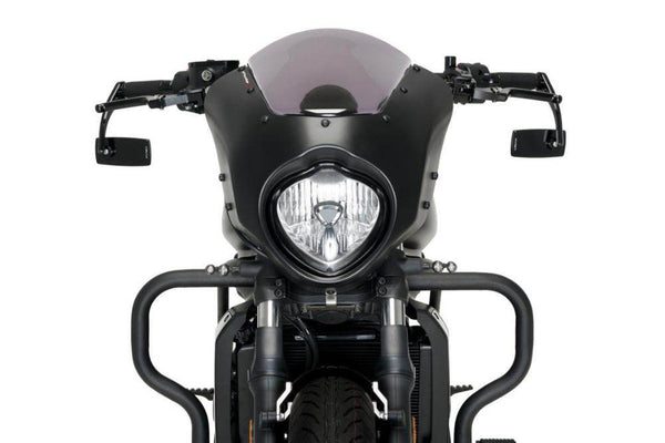 Puig Dark Knight Semi Fairing - Kawasaki VN650 Vulcan S 2015-25 - Motorcycle Performance Store