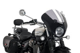 Puig Dark Night Semi Fairing Triumph Bonneville Speedmaster 2018-25 - Motorcycle Performance Store
