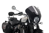 Puig Dark Night Semi Fairing Triumph Bonneville Speedmaster 2018-25 - Motorcycle Performance Store
