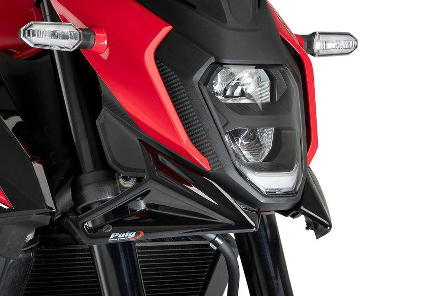 Puig Downforce Front Spoiler Honda CB500 Hornet 2024-25 - Motorcycle Performance Store