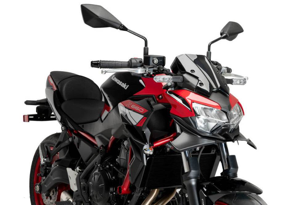 Puig Downforce Frontal Spoiler Kawasaki Z650 2021-25 - Motorcycle Performance Store