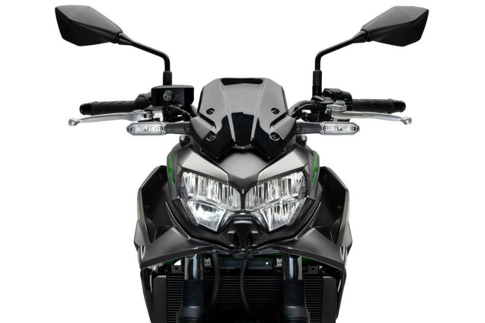 Puig Downforce Frontal Spoiler Kawasaki Z650 2021-25 - Motorcycle Performance Store