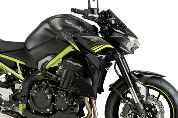 Puig Downforce Naked Spoilers Kawasaki Z900 2020-24 - Downforce Naked Side Spoilers