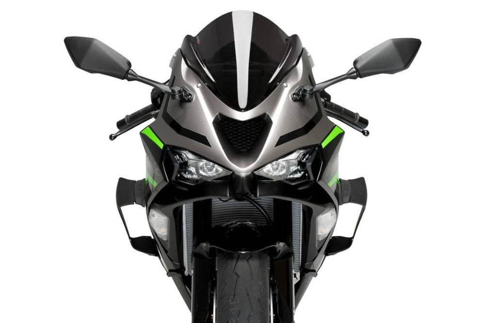 Puig Downforce Side Spoilers Kawasaki Ninja ZX-6R 2024-25 - Motorcycle Performance Store
