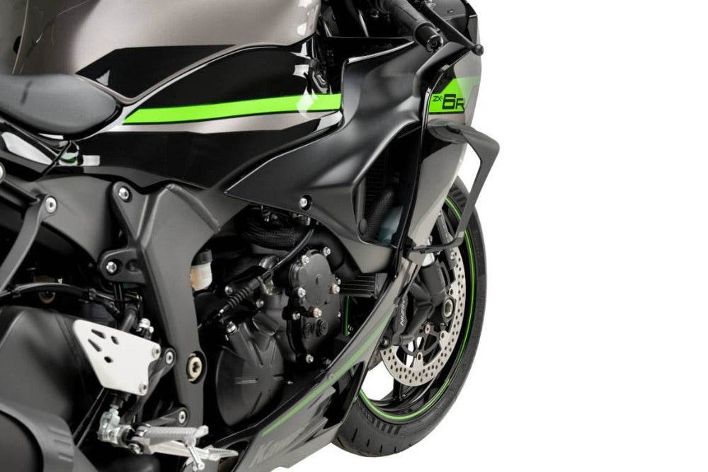 Puig Downforce Side Spoilers Kawasaki Ninja ZX-6R 2024-25 - Motorcycle Performance Store