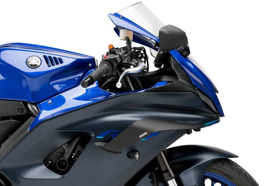 Puig Downforce Side Spoilers Yamaha YZF-R7 2022-26 - Motorcycle Performance Store