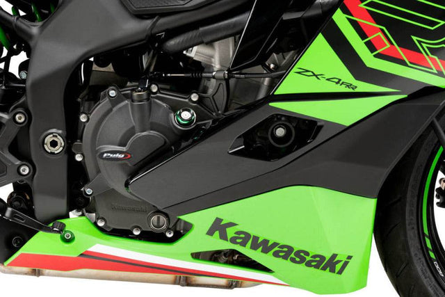 Puig Engine Track Covers Kawasaki ZX-4RR 2024-25 - Motorcycle Performance Store