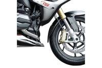 Puig front fender extension fitted to BMW R1250RS black mudguard extender protection