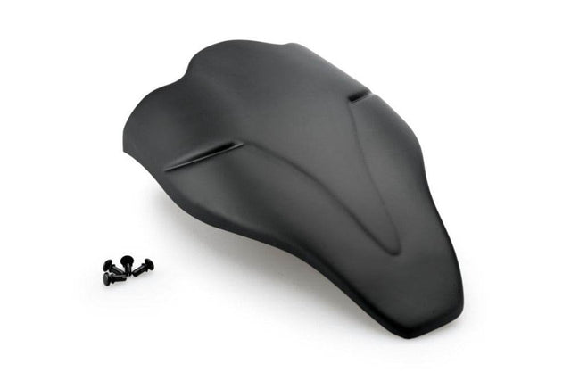 Puig front fender extension fitted to BMW R1250RS black mudguard extender protection