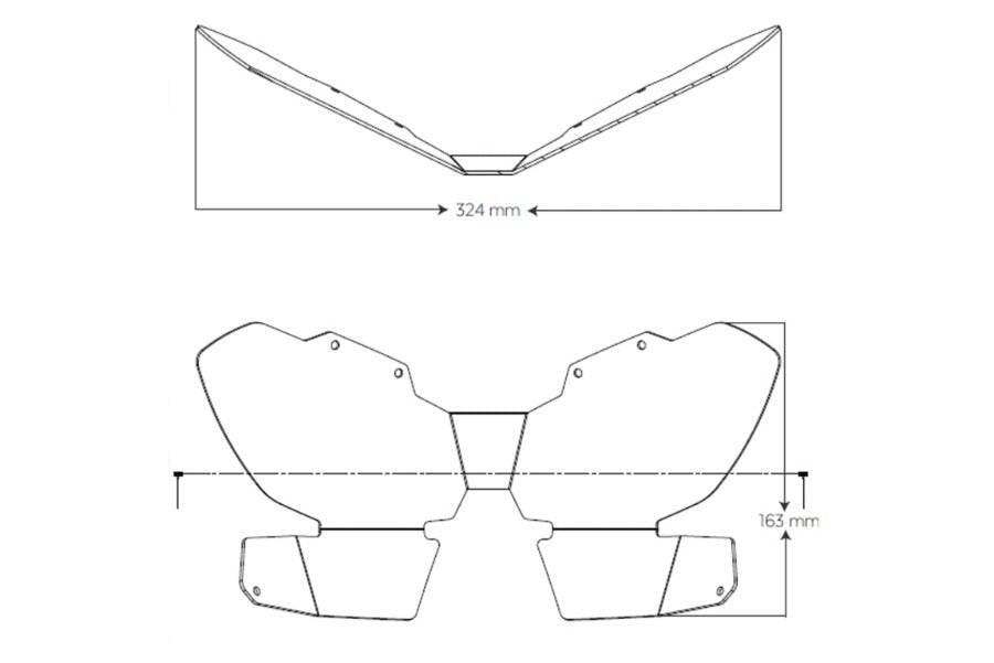 Puig Headlight Protector Honda Africa Twin CRF1100L 2020-24 - Motorcycle Performance Store