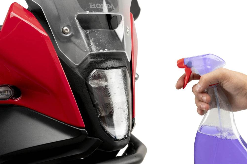 Puig Adhere headlight protector for Honda CB500 Hornet clear protective film_2
