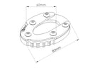 Puig Kickstand Extension Kawasaki Ninja 650 2020-25 - Motorcycle Performance Store