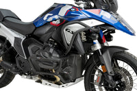 Puig Lower Engine Guards installed on a BMW R1300GS