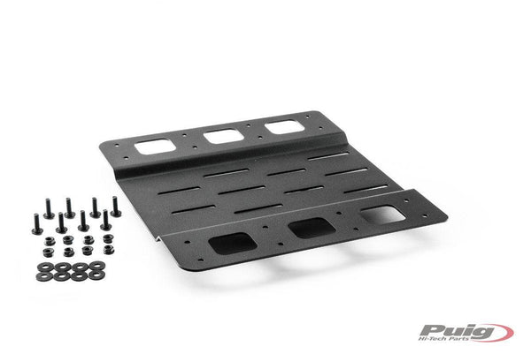 Puig Mega Box Universal Mounting Plate - Motorcycle Performance Store