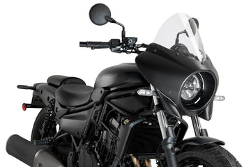 Puig Mirage Semi Fairing Touring Screen Kawasaki Eliminator 500 2024-25 - Motorcycle Performance Store