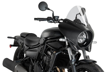 Puig Mirage Semi Fairing Touring Screen Kawasaki Eliminator 500 2024-25 - Motorcycle Performance Store