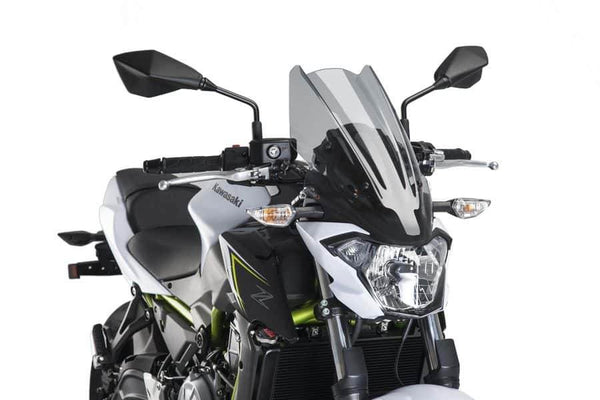 Puig Naked New Generation Touring Screen Kawasaki Z650 - 2017-19 - Motorcycle Performance Store