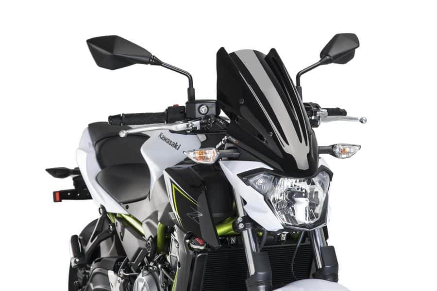 Puig Naked New Generation Touring Screen Kawasaki Z650 - 2017-19 - Motorcycle Performance Store