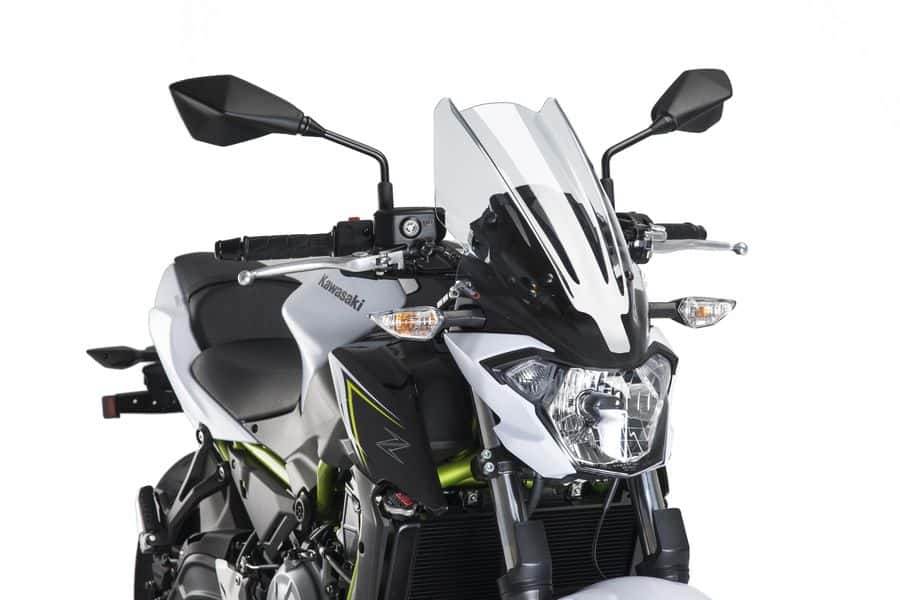 Puig Naked New Generation Touring Screen Kawasaki Z650 - 2017-19 - Motorcycle Performance Store