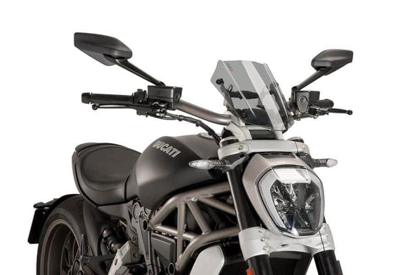 Puig New Generation Sport Screen - DUCATI X DIAVEL 2016-24 - Motorcycle Performance Store