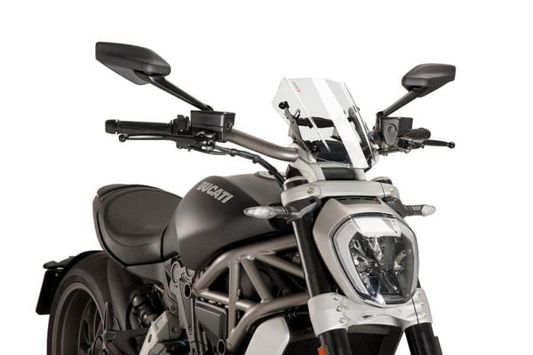 Puig New Generation Sport Screen - DUCATI X DIAVEL 2016-24 - Motorcycle Performance Store