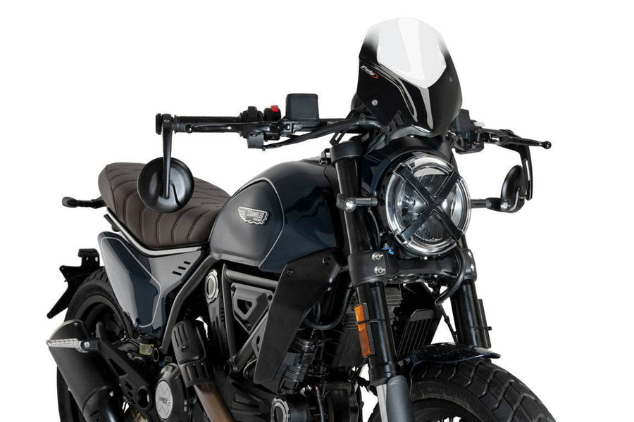 Puig New Generation Sport Screen Ducati Scrambler 800 2023-25 - Motorcycle Performance Store