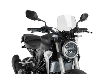 Puig New Generation Sport Screen Honda CB125R 2018-23 - Motorcycle Performance Store