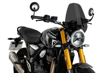 Puig New Generation Sport Screen Triumph Scrambler 400 X 2024-26 - Motorcycle Performance Store