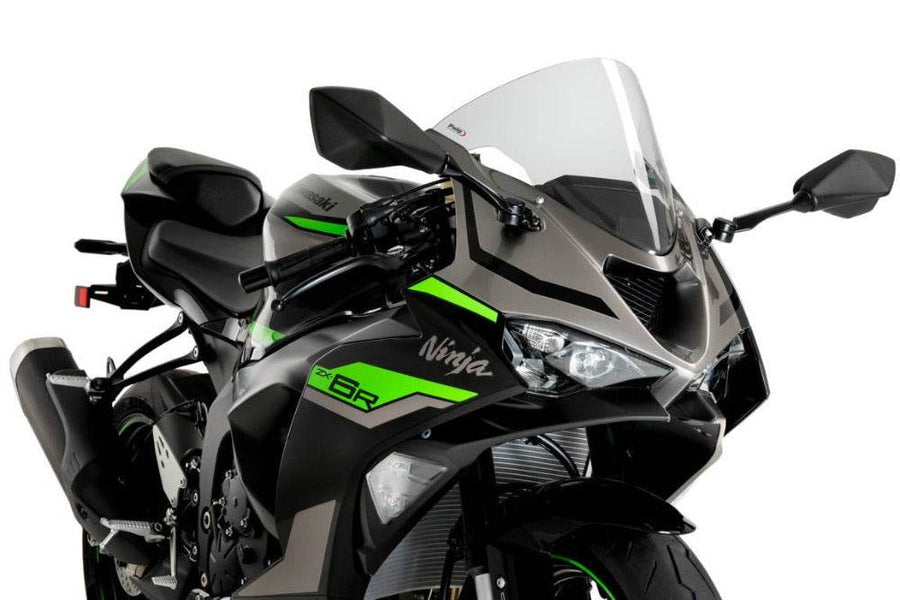 Puig R Racing Screen Kawasaki ZX-6R 2024 -26 - Motorcycle Performance Store