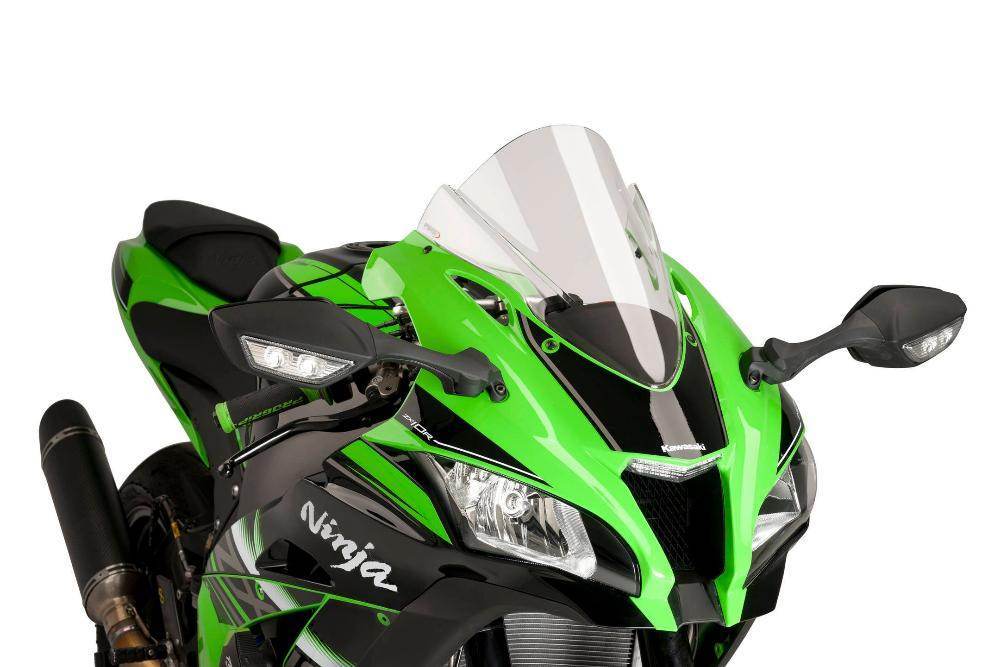 Puig Racing Screen Kawasaki ZX-10RR 2017-20 - Motorcycle Performance Store