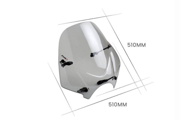Puig Ranger Universal Motorcycle Screen - Motorcycle Performance Store