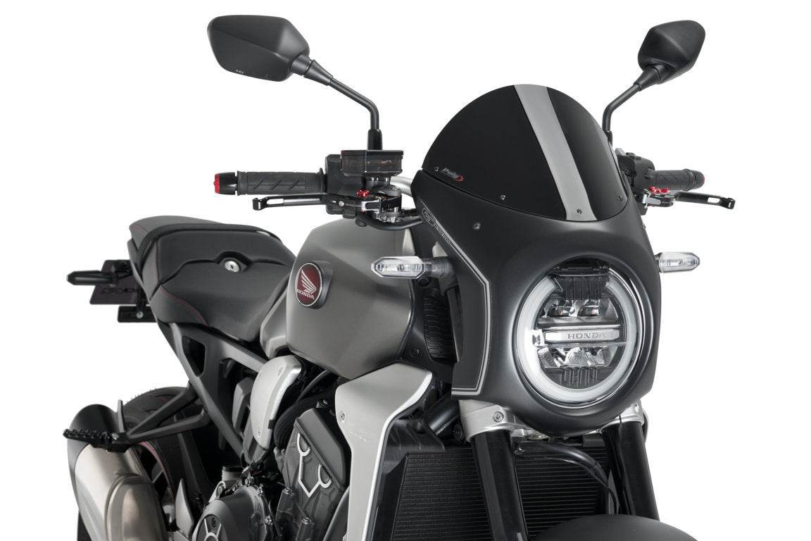 Puig Retro Semi Fairing - Honda CB650R 2019-23 - Motorcycle Performance Store