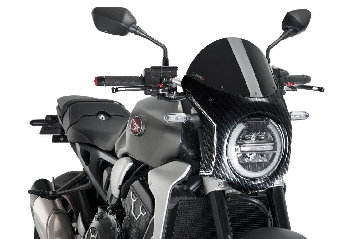 Puig Retro Semi Fairing - Honda CB650R 2019-23 - Motorcycle Performance Store