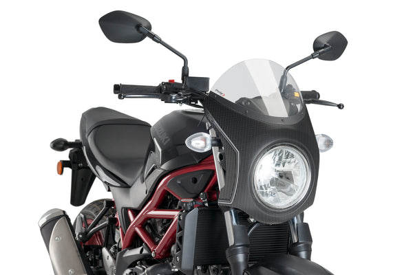 Puig Retro Semi Fairing Suzuki SV650 2016-25 - Retro Semi Fairing