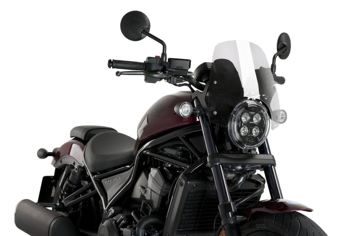 Puig Sport Screen Honda CMX 1100 Rebel 2021-25 - Motorcycle Performance Store