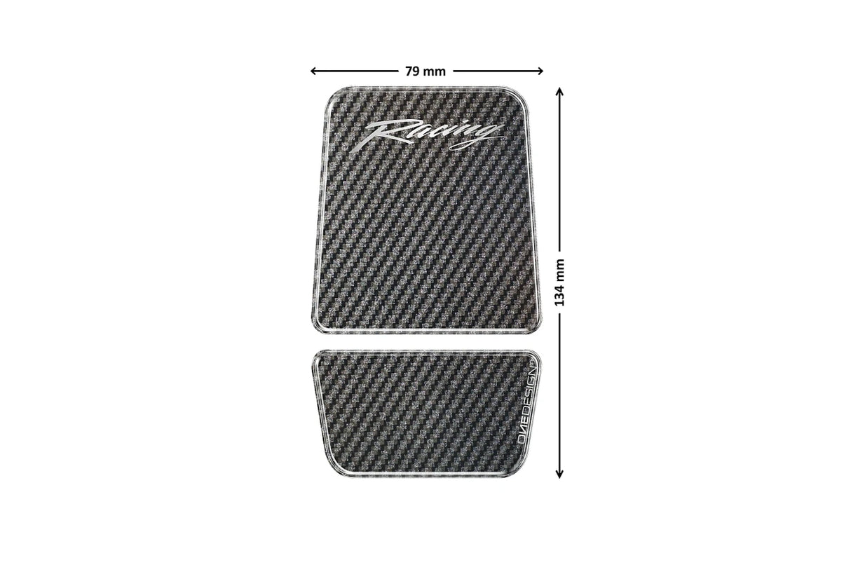 Puig Tank Pad - Carbon Look Mini - Tank Pads