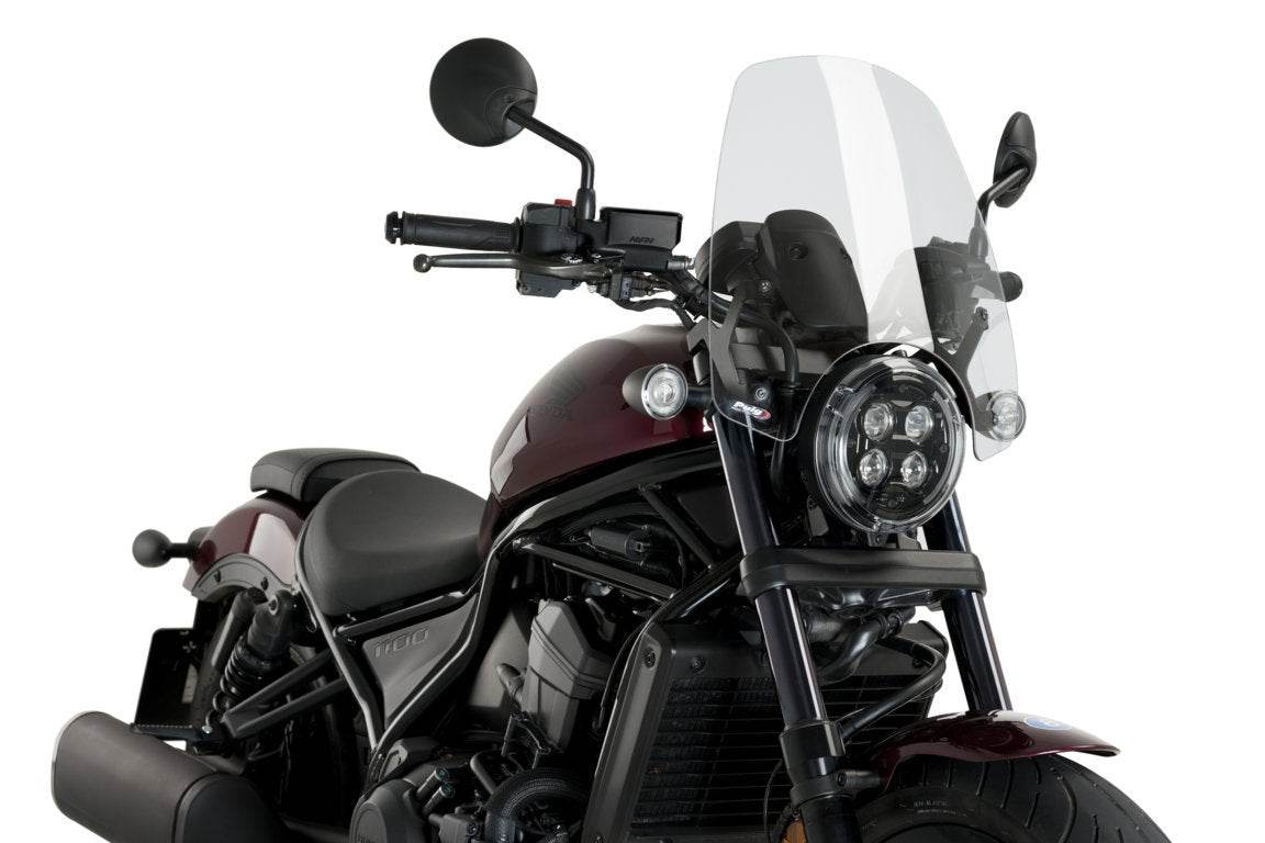 Puig Touring Screen Honda CMX 1100 Rebel 2021-25 - Motorcycle Performance Store