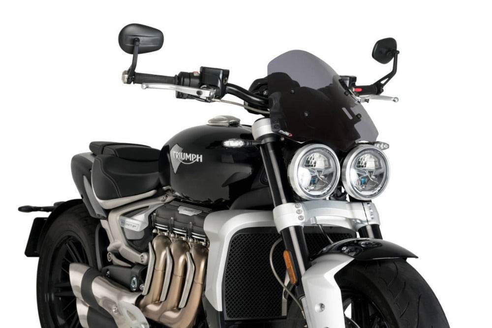 Puig Touring Screen Triumph Rocket 3 2020-25 - Motorcycle Performance Store