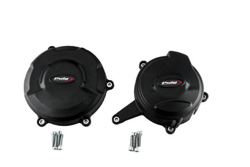 Puig Track Engine Covers Ducati Panigale V4 2018-24 - Motorcycle Performance Store